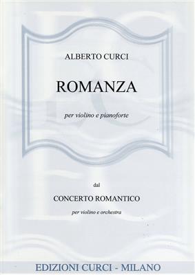 Alberto Curci: Romanza: Violine mit Begleitung