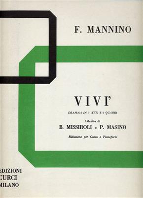 Franco Mannino: Vivi: Gesang mit Klavier