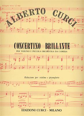 Alberto Curci: Concertino Brillante: Violine mit Begleitung