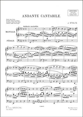 Robert Stolz: Andante Cantabile Orgue: Orgel
