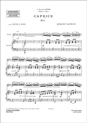EugÞne Lacroix: Badinage N 2 Flute-Piano: Flöte mit Begleitung