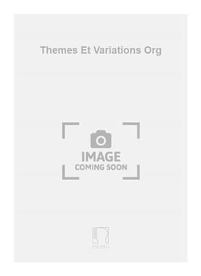 EugÞne Lacroix: Themes Et Variations Org: Orgel