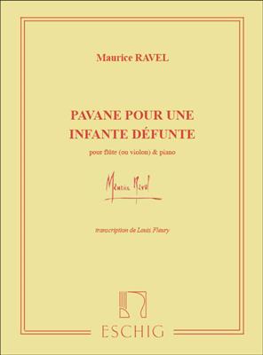 Maurice Ravel: Pavane Pour Une Infante Defunte Fl Ou Vl-Piano: Flöte Solo