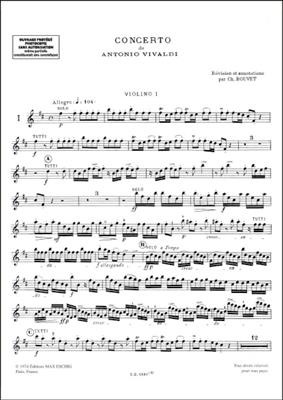 Antonio Vivaldi: Concerto Op 3 N 10 4 Vl Violon 1: Streichensemble