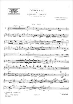 Antonio Vivaldi: Concerto Op 3 N 10 4 Vl Violon 3: Streichensemble