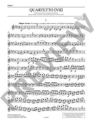 Gaetano Donizetti: Streichquartette Nr. 7-12: Streichquartett