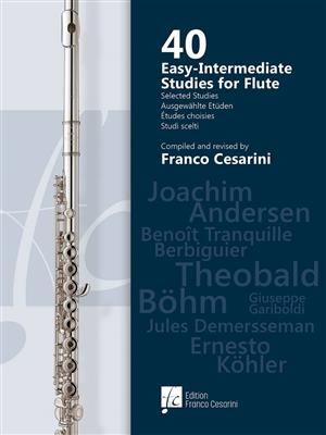 40 Easy-Intermediate Studies for Flute: Flöte Solo