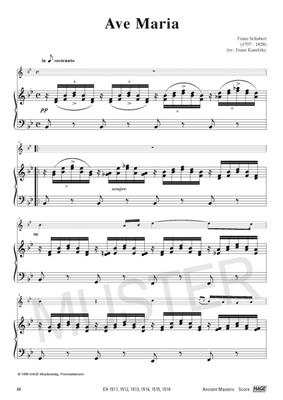 Franz Kanefzky: Alte Meister für Klarinette in B und Klavier/Orgel: Klarinette mit Begleitung