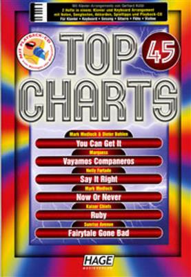 Top Charts 45: Klavier, Gesang, Gitarre (Songbooks)