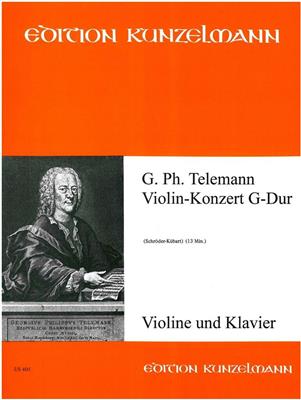 Georg Philipp Telemann: Konzert Für Violine: Violine mit Begleitung