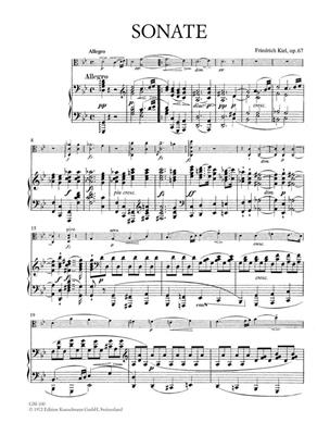 Friedrich Kiel: Sonate Für Viola und Klavier: Viola mit Begleitung
