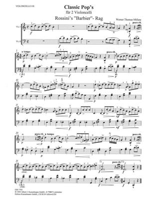 Werner Thomas-Mifune: Classic Pop's Für 2 Violoncelli: Cello Duett