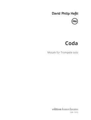 David Philip Hefti: Coda: Trompete Solo