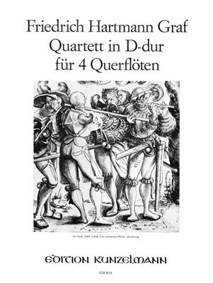 Friedrich Hartmann Graf: Quartett Für 4 Querflöten: Flöte Ensemble