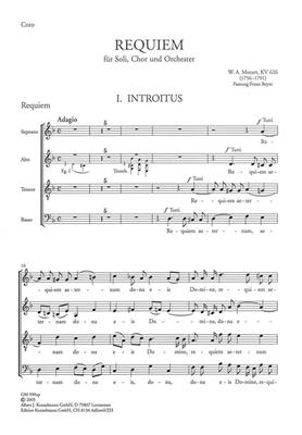 Wolfgang Amadeus Mozart: Requiem (Neufassung Von 2006): Gemischter Chor mit Begleitung