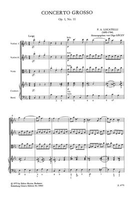 Pietro Locatelli: Concerto Grosso C-Moll: Orchester