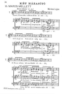 Népdalkórusok V3: Gemischter Chor A cappella