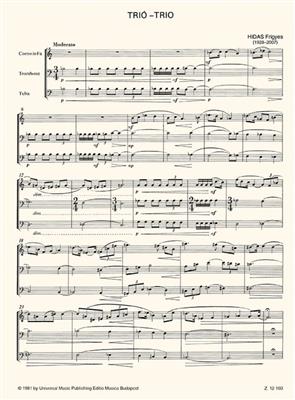 Frigyes Hidas: Trio für Horn, Posaune and Tuba: Blechbläser Ensemble