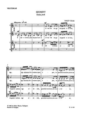 Sonet: Gemischter Chor A cappella