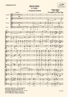 Johann Michael Haydn: Requiem in C: Gemischter Chor mit Begleitung