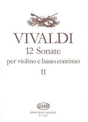 Oliver Nagy: 12 sonate per violino e basso continuo II: Violine mit Begleitung