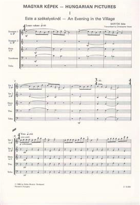 Béla Bartók: Ungarische Bildnisse für Blechbläserquintett: Blechbläser Ensemble