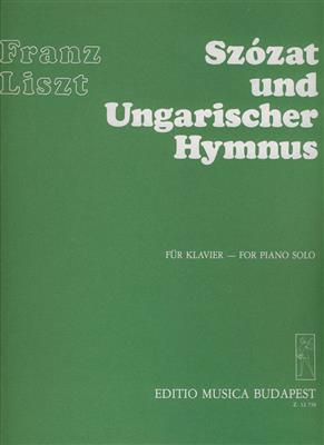 Franz Liszt: Szozat und Ungarischer Hymnus: Klavier Solo