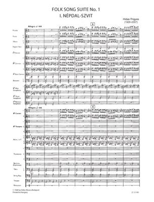 Frigyes Hidas: Folksong Suite No. 1: Blasorchester