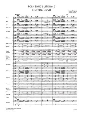 Frigyes Hidas: Folksong Suite No. 2: Blasorchester