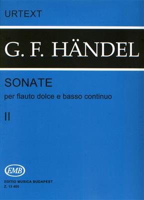 Georg Friedrich Händel: Sonate per flauto dolce e basso continuo II: Flöte mit Begleitung