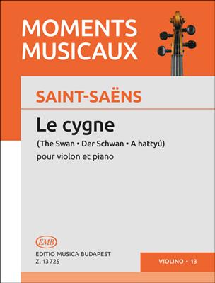 Camille Saint-Saëns: Der Schwan für Violine und Klavier: Violine mit Begleitung