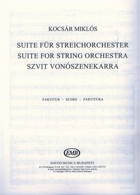 Suite für Streichorchester