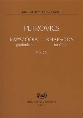 Emil Petrovics: Rhapsody for Cello No. 2-a: Cello Solo