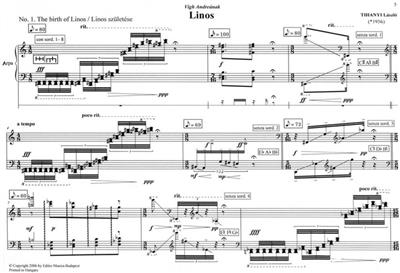 László Tihanyi: Linos for harp: Harfe Solo