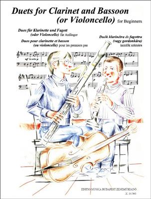 Eva Perenyi: Duos für Klarinette und Fagott (oder Violoncello): Bläser Duett