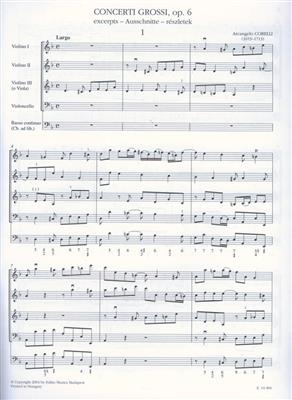 Arcangelo Corelli: Concerti grossi - Ausschnitte - für Jugendstreicho: Streichorchester