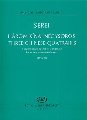 Zsolt Serei: Three chinese quatrains to poems by Li Tai-Po, in: Gesang mit Klavier