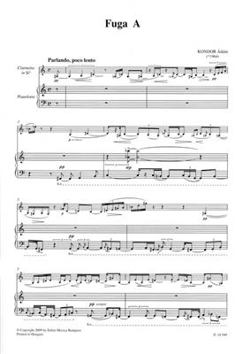 Adam Kondor: Variations of a Double: Klarinette mit Begleitung