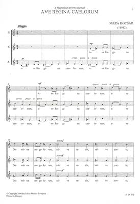 Ave Regina caelorum for female choir: Frauenchor A cappella