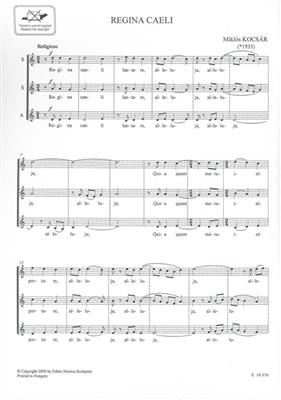 Regina caeli for female choir: Frauenchor A cappella