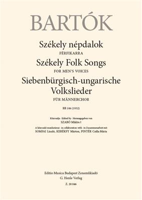 Béla Bartók: Székely Folk Songs: Männerchor mit Begleitung