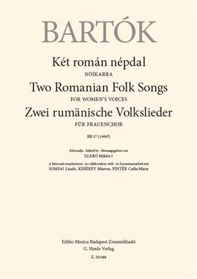 Béla Bartók: Two Romanian Folk Songs: Frauenchor mit Begleitung