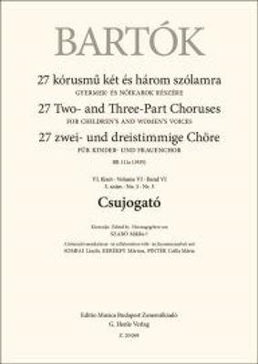 Béla Bartók: Csujogato - BB111a: Frauenchor mit Begleitung