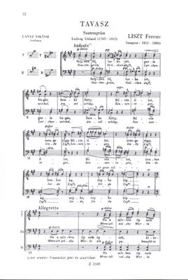 Franz Liszt: Männerchöre: Männerchor A cappella