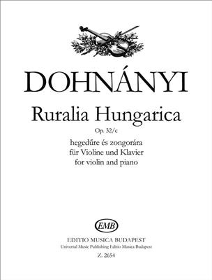 Ernst von Dohnanyi: Ruralia Hungarica op. 32-c: Violine mit Begleitung