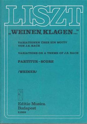 Franz Liszt: Weinen, klagen... Variationen über ein Motiv von: Orchester