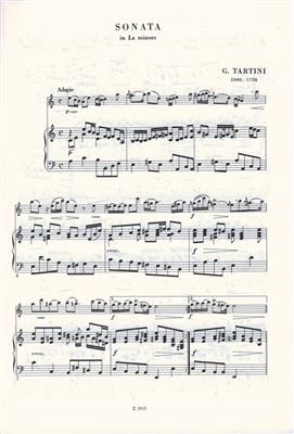 Giuseppe Tartini: Drei Sonaten: Violine mit Begleitung