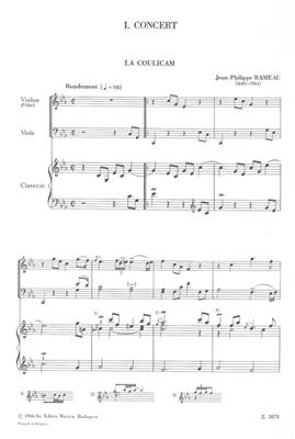 Jean-Philippe Rameau: Pieces de clavecin en concerts I pour violon (flu: Streichorchester mit Solo