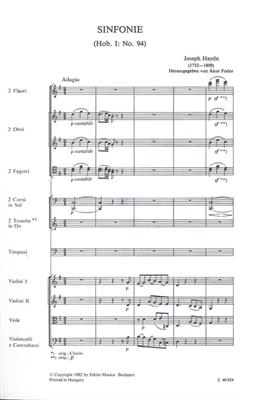 Franz Joseph Haydn: Sinfonie Nr. 94 (G-Dur) Paukenschlag: Orchester