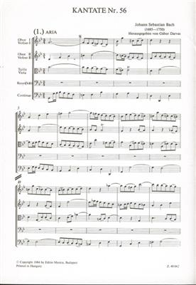 Johann Sebastian Bach: Kantate Nr. 56 (Kreuzstab): Gemischter Chor mit Ensemble